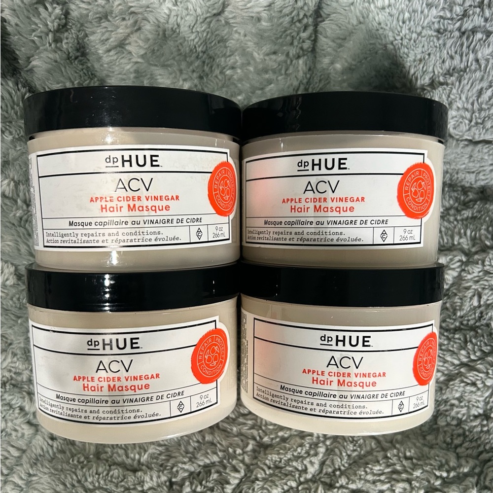 HUE ACV Hair Masque - Cream with Black Lids and Orange Accent